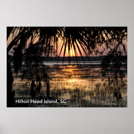 Poster Hilton Head Island, SC (Devant)