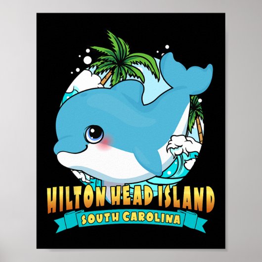 Poster Hilton Head Island South Carolina Ba (Devant)