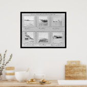Poster Hilton Head, SC Photo Vignettes 1862 (Cuisine)