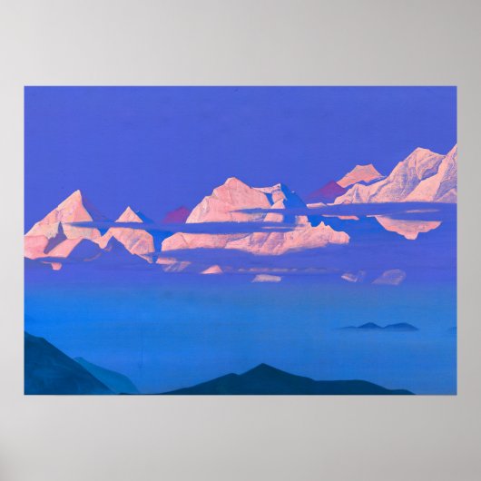 Poster Himalaya par Nicholas Roerich (Devant)