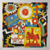 Poster Himmel de Marsden Hartley, expressionnisme Vintage (Devant)