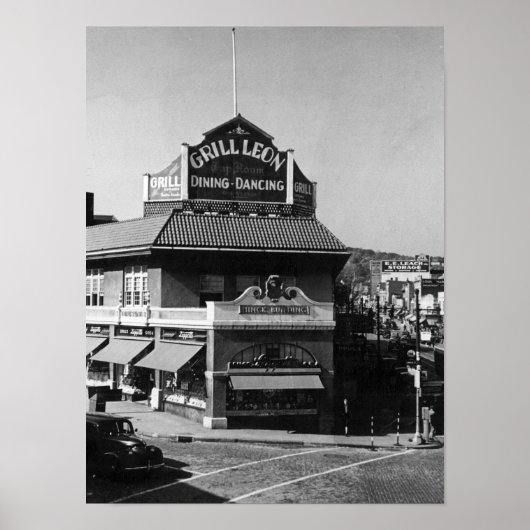 Poster Hinck Building, Montclair, New Jersey, Vintage (Devant)