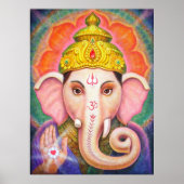 Poster hindou éléphant Ganesha (Devant)
