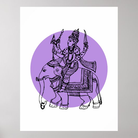 Poster Hindu God (Devant)