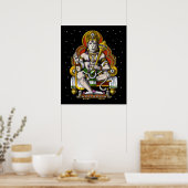 Poster Hindu God Hanuman (Cuisine)