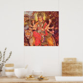 POSTER HINDU GODDESS DURGA (Cuisine)