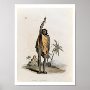 Poster Hindu Priest, pub. par Edward Orme, 1804 (litho)