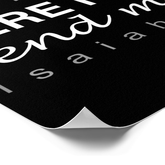 Poster Hineni Here I Am Send Me Christians Hebrew Words (Coin)