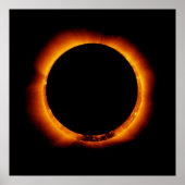 Poster Hinode observe une éclipse solaire annuelle (Devant)