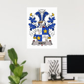 Poster Hintz Family Crest (Bureau à domicile)