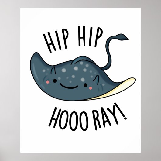 Poster Hip Hip Hoo-ray Drôle de Punition de Raie  (Devant)