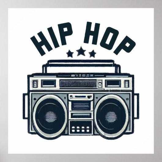 Poster Hip hop (Devant)