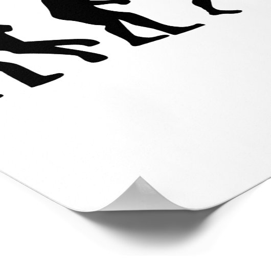 Poster Hip hop de l'évolution (Coin)