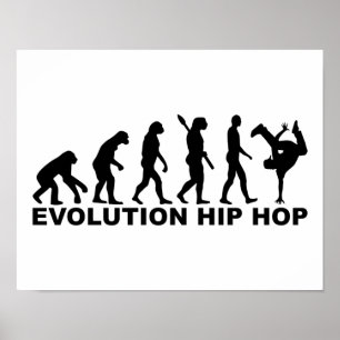 Poster Hip hop d'évolution