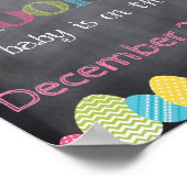 Poster Hip hop Hooray Faire-part de grossesse de Pâques (Coin)