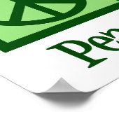 Poster Hip hop Peace Love (Coin)