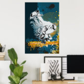 Poster Hip hop, Steet-dance, Breakdancer (Bureau à domicile)