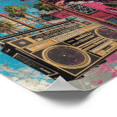 Poster Hip-Hop Sunrise : Centre-ville LA Vibes (Coin)