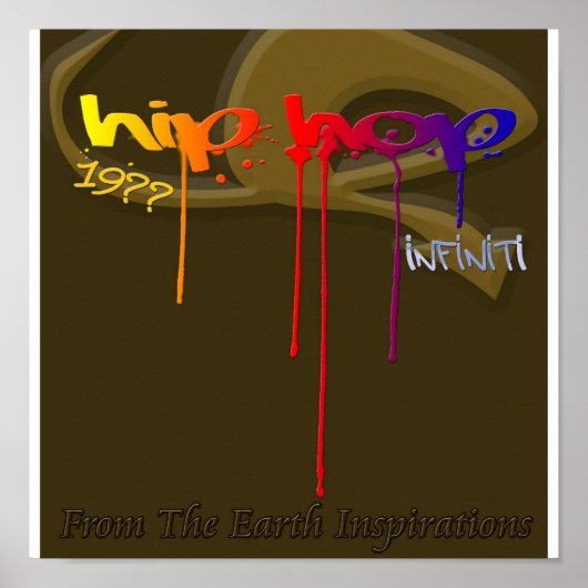 Poster Hip hop til Infiniti (Devant)