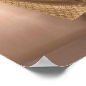 Poster Hip woman in gold disco danser (Coin)