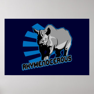 Poster hiphopapotamus rhyménoïque