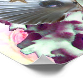 POSTER HIPOCAMPES EN AMOUR, PERLE DE TEINT PINK BLEU (Coin)