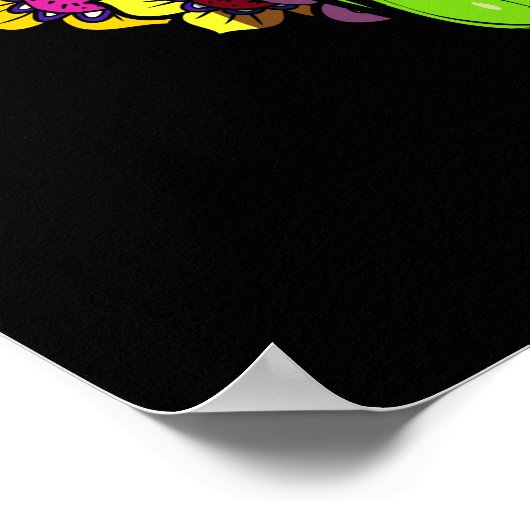 Poster Hippie alien (Coin)