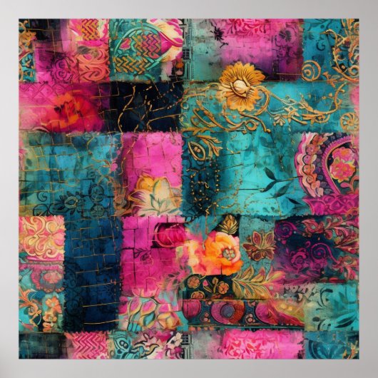 Poster Hippie Boho (Devant)