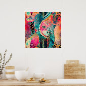 Poster Hippie Boho (Cuisine)