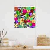 Poster Hippie Circles (Cuisine)