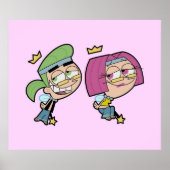 Poster Hippie Cosmo Et Wanda (Devant)