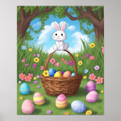 Poster Hippie Hop Bunny (Devant)