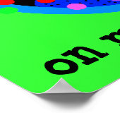 Poster Hippie Psychedelic Rainbow Buzz Chat (Coin)