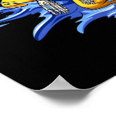 Poster Hippie Skeleton été (Coin)