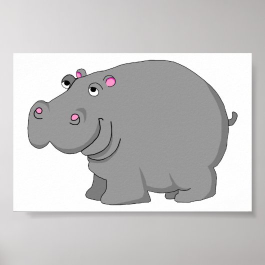 Poster hippo (Devant)