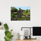 Poster Hippo de canonball (Bureau à domicile)