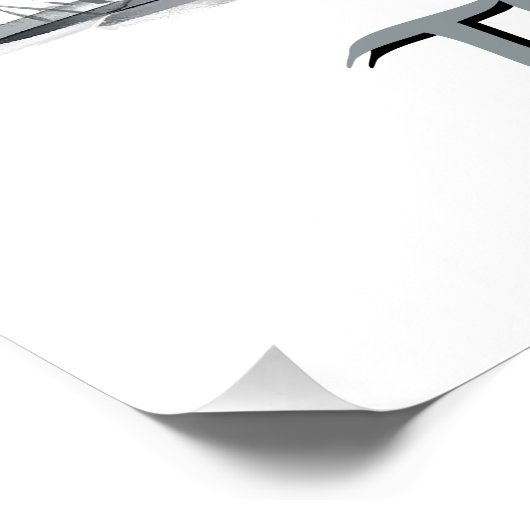 Poster Hippo mignon avec illustration de ballon cardiaque (Coin)