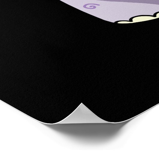 Poster Hippo-pop-amus Funny Hippo Soda Pun Pop Dark BG (Coin)