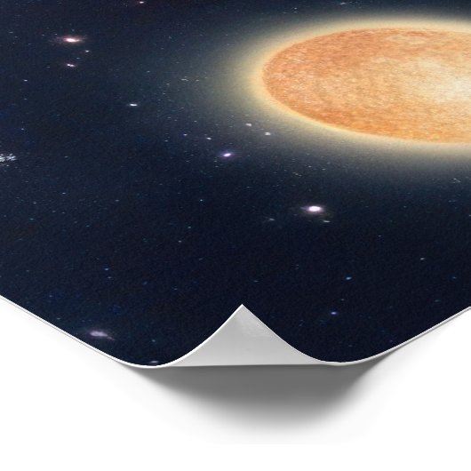 Poster Hippocampe spatial Galaxy (Coin)