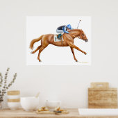 Poster Hippocampe Thoroughbed (Cuisine)
