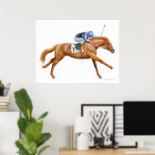Poster Hippocampe Thoroughbed (Bureau à domicile)