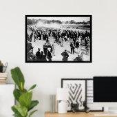 Poster Hippodrome de Saratoga 1913 (Bureau à domicile)