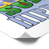 Poster Hippopotame (Coin)