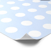 Poster Hippopotame Bleu Mignon (Coin)