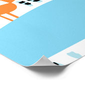 Poster Hippopotames et oiseaux dans le lac sans soudure m (Coin)