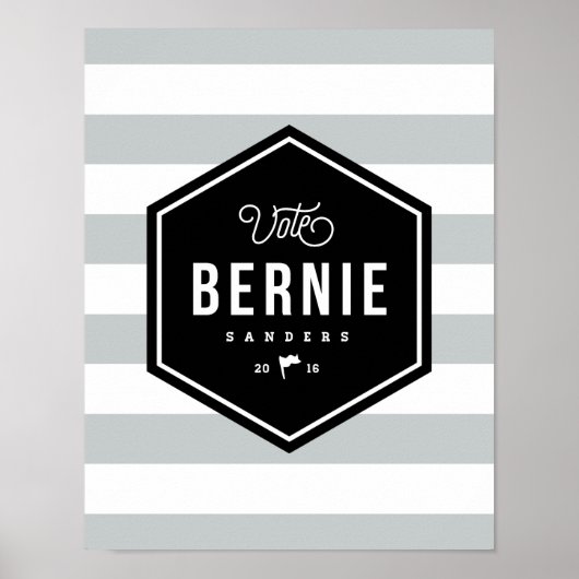 Poster Hipster Bernie (Devant)