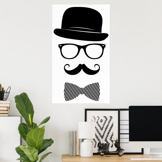 Poster Hipster classique (Bureau à domicile)