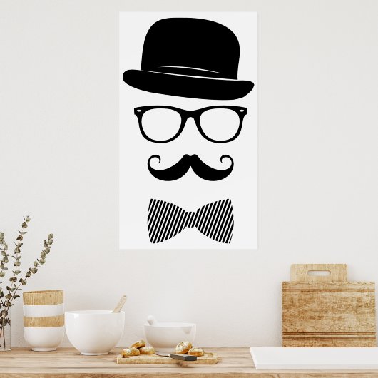 Poster Hipster classique (Cuisine)