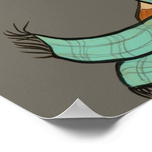 Poster Hipster Giraffe (Coin)