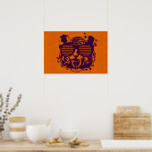 Poster Hipster Tiger (Cuisine)